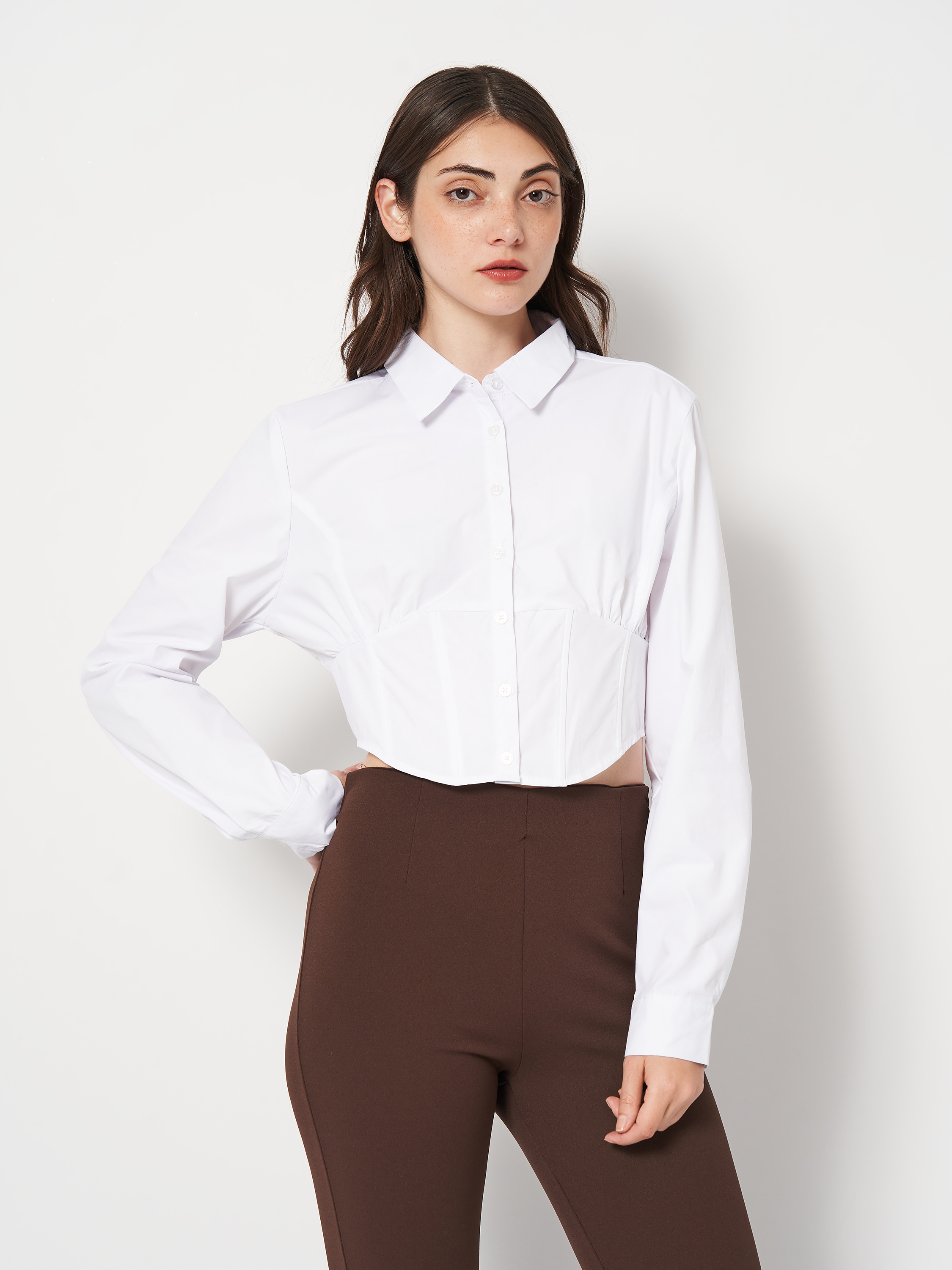 Акція на Сорочка жіноча Cropp 1952S-00X XL Біла від Rozetka