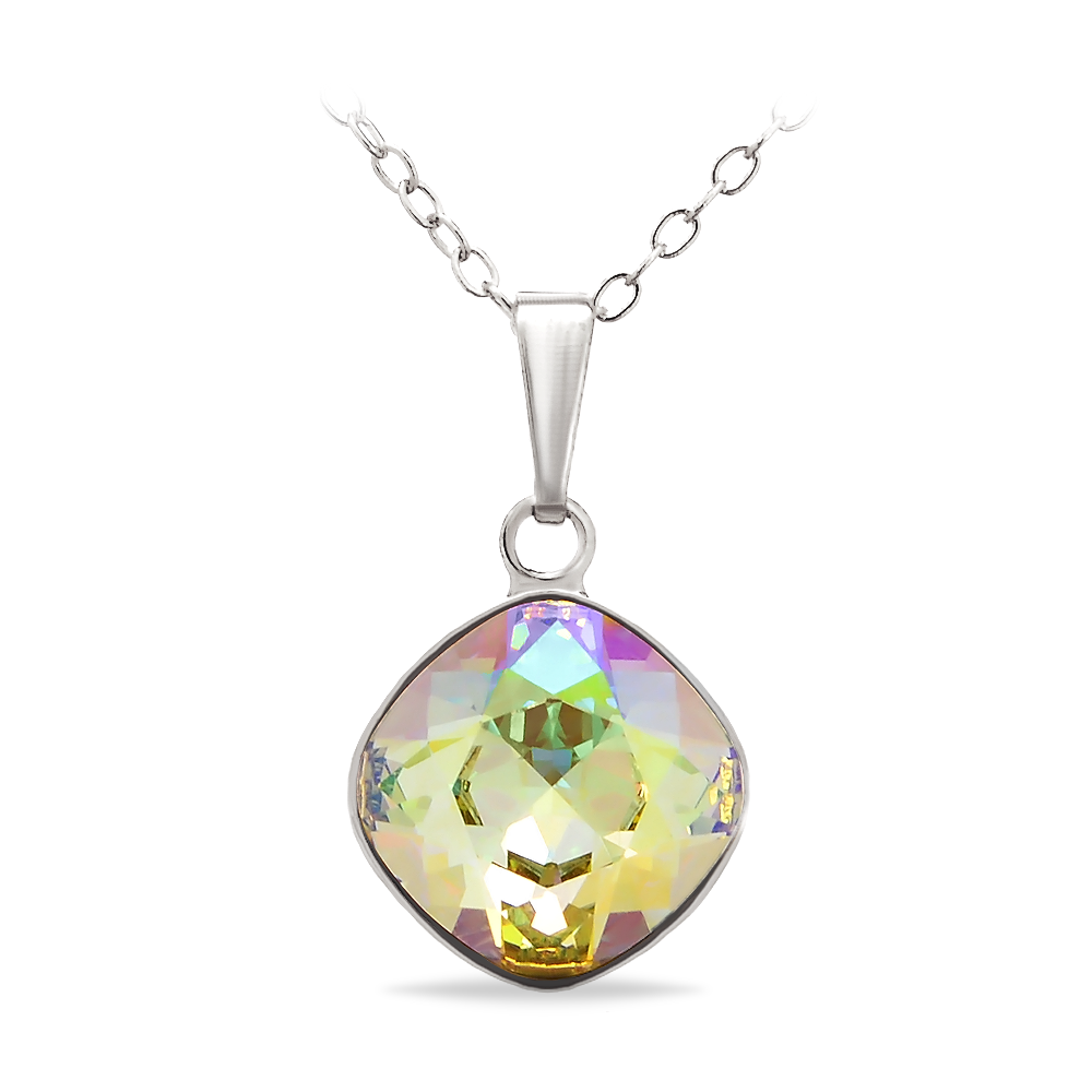 

Кулон c цепочкой KOBI IVONN 14*14 мм со Swarovski модели 7730-1369-256