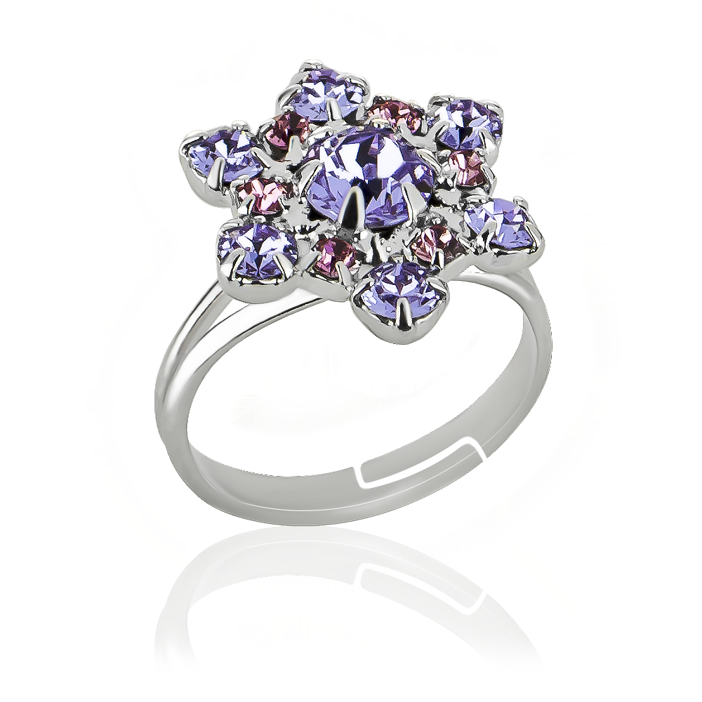 

Кольцо KOBI VIRGINIE со вставками Swarovski модели 7470-0633-03-32