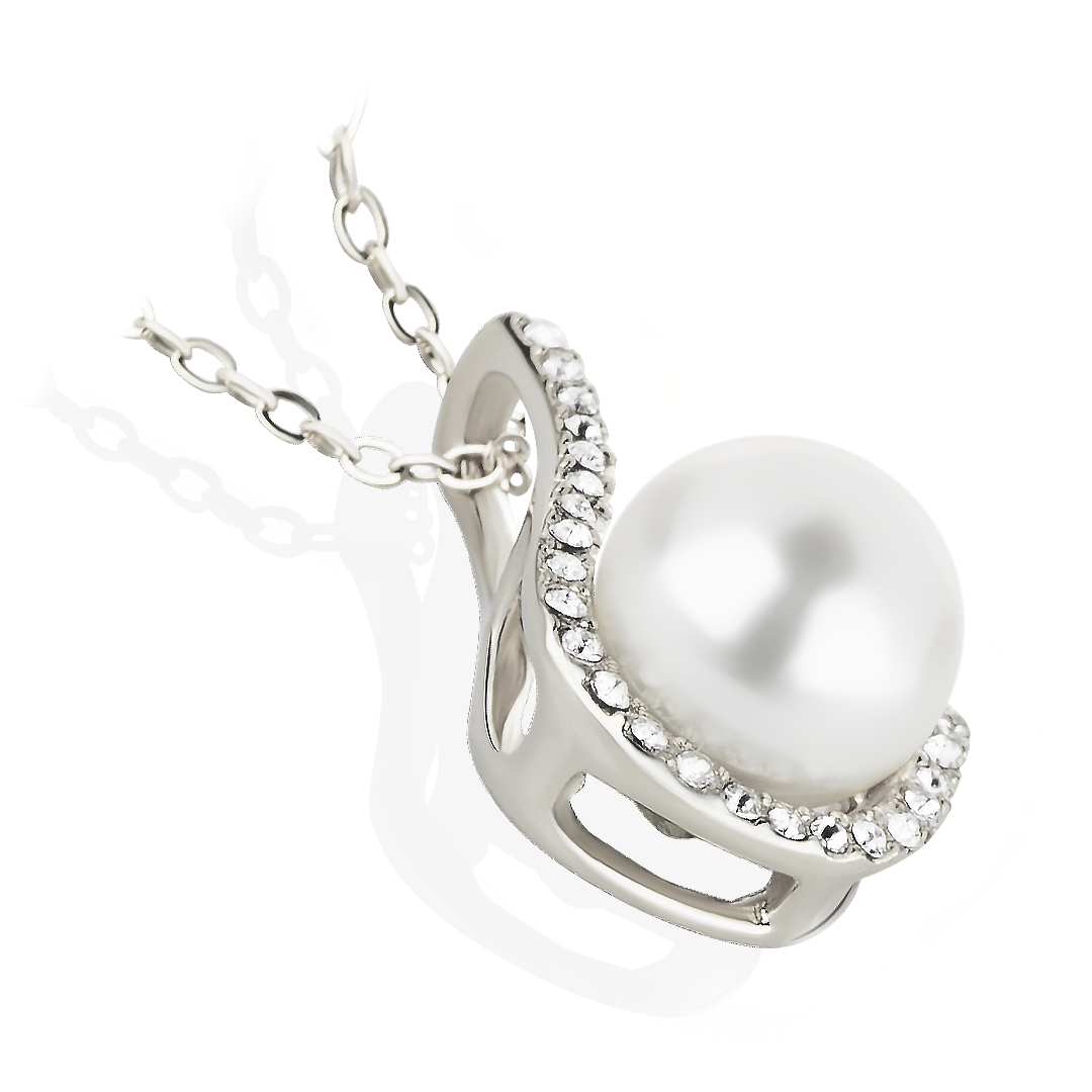 

Кулон c цепочкой KOBI Arona с жемчугом и камнями Swarovski модели 7730-1830-06