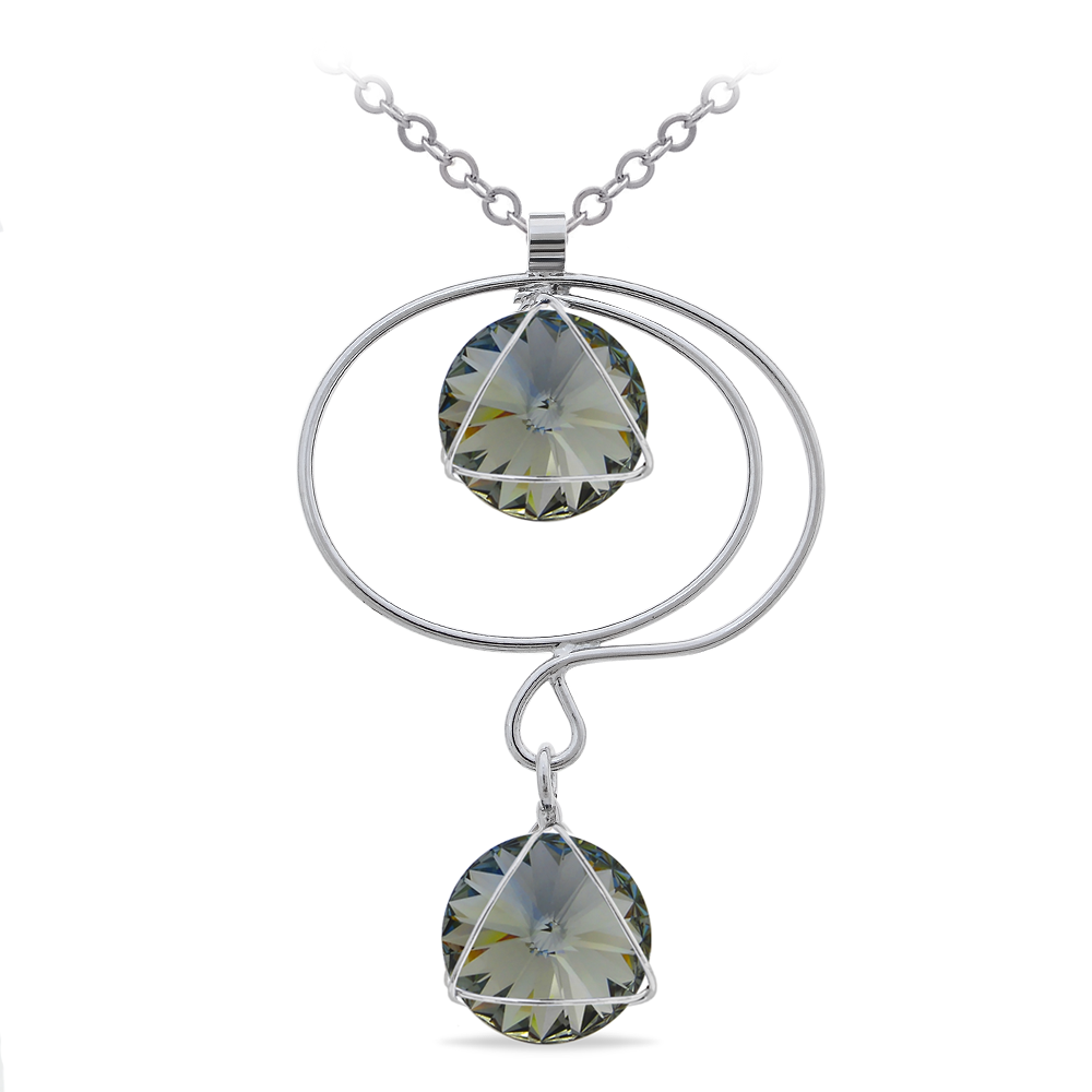 

Кулон c цепочкой KOBI GVEN со Swarovski модели 7730-1283-04-32