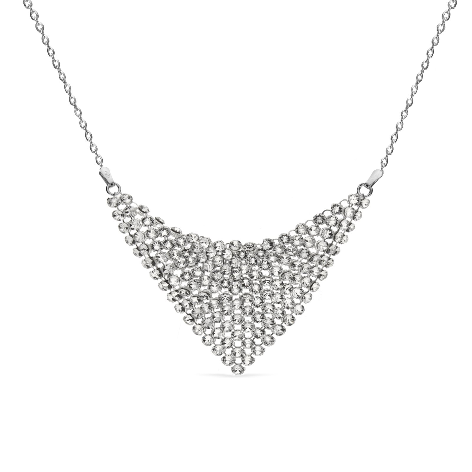 

Серебряное колье SPARK Chic со Swarovski модели NMESH18C
