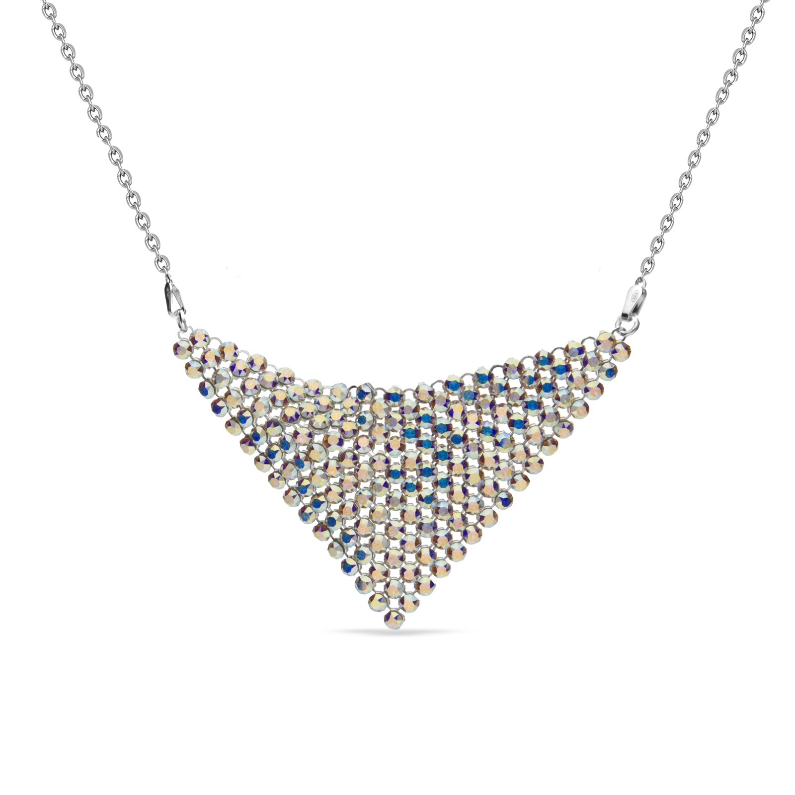 

Серебряное колье SPARK Chic со Swarovski модели NMESH18AB