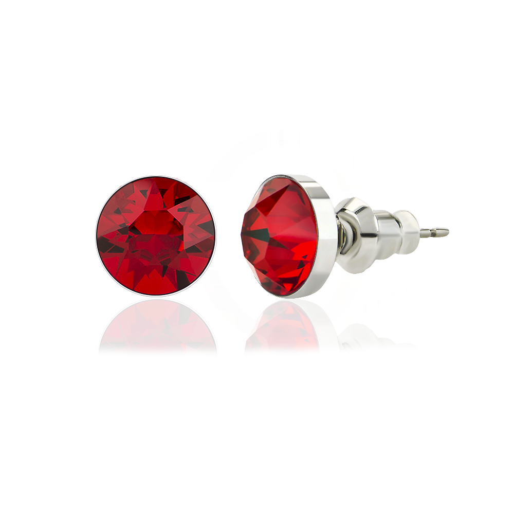

Пусеты KOBI 8 мм со Swarovski модели 7440-4537-15-32