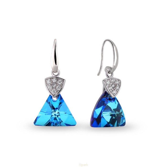 

Серебряные серьги SPARK Triangolo со Swarovski модели KW6628BB