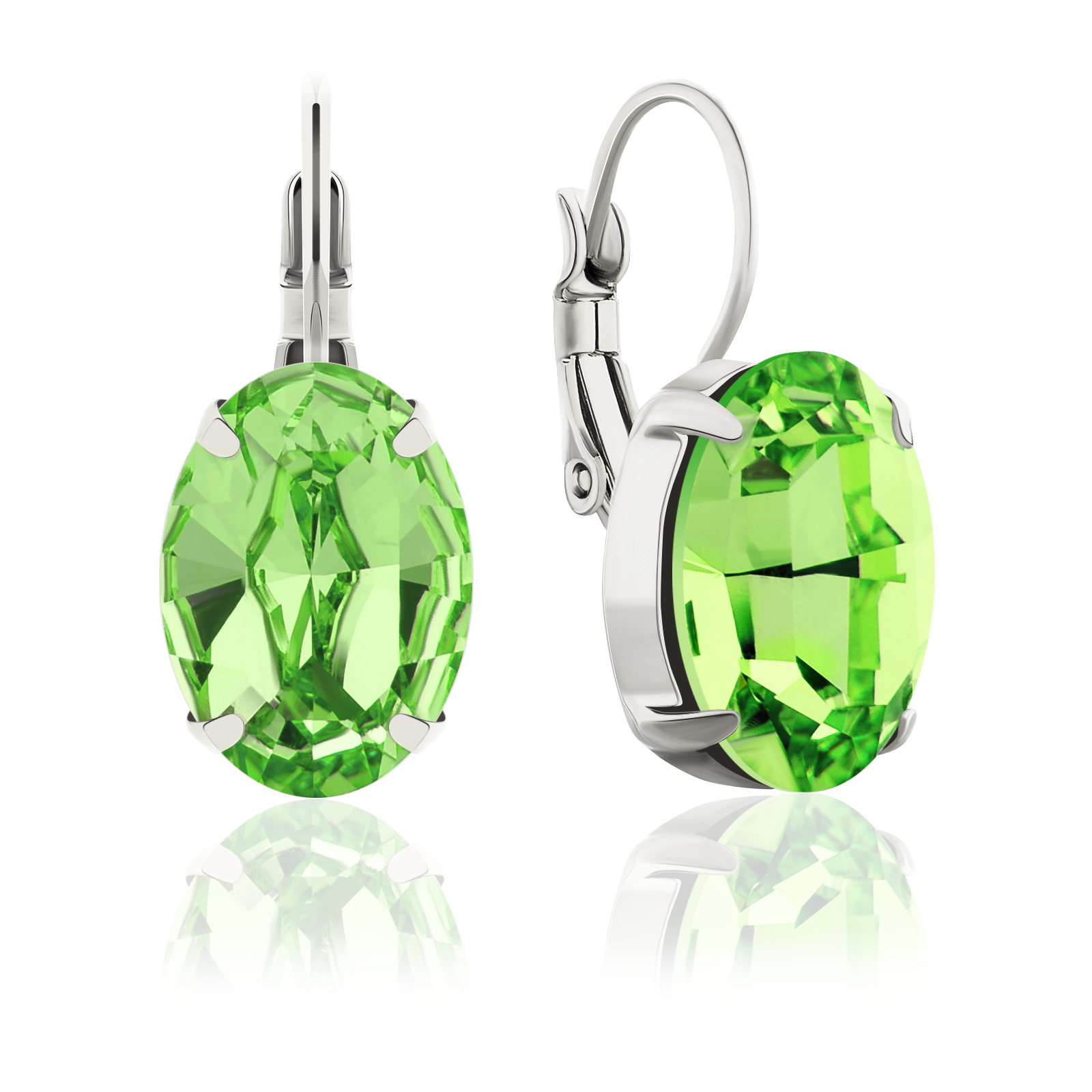

Серьги KOBI MIRA 14*8 мм со Swarovski модели 7740-1728-76