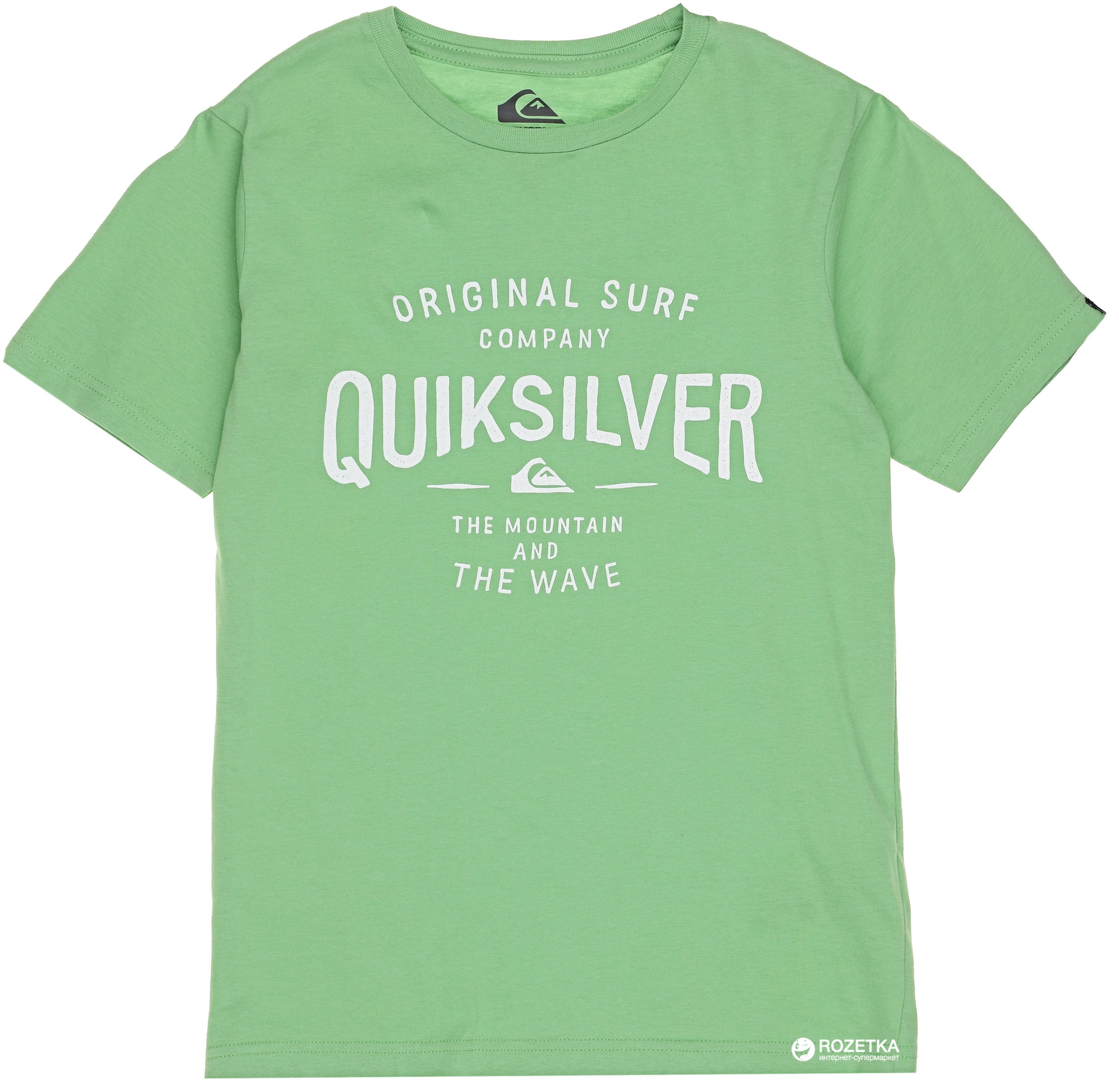 

Футболка Quiksilver EQBZT03242-AARX 152 см Зеленая с принтом