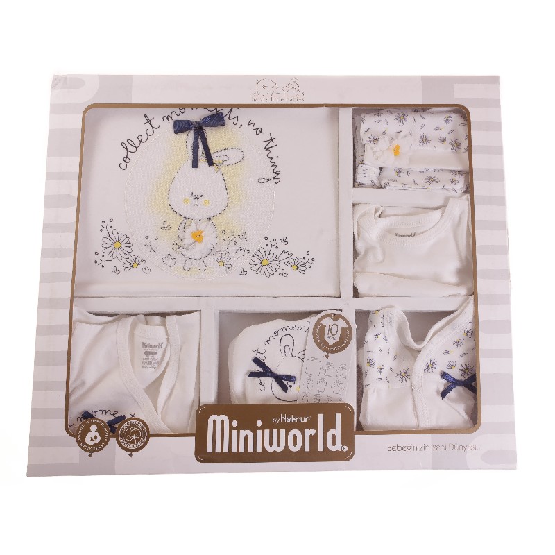 

Подарочныйковий Комплект 10 од. для девочки MINIWORLD 14135 62 см желтый (462957)