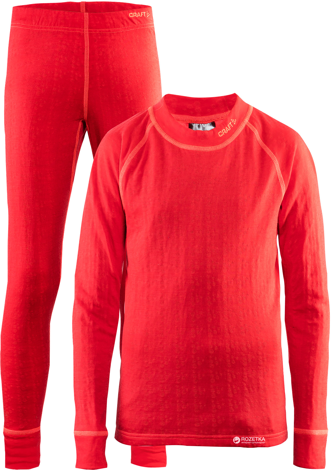 

Комплект термобелья Craft Nordic Wool Set Junior 1905356-452801 122/128 см Poppy/Panic