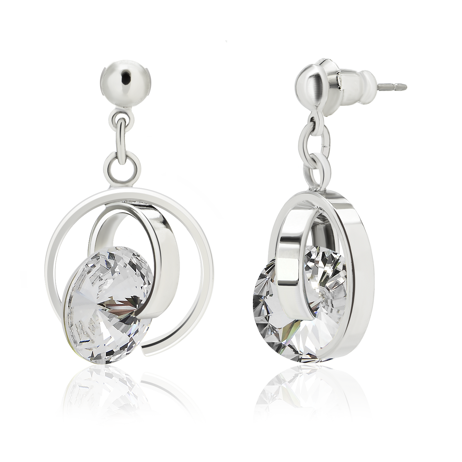 

Серьги KOBI ICEDGE с кристаллами Swarovski модели 7440-6403-02-32