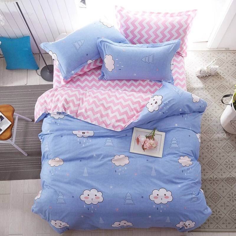 

Комплект постельного белья Дождь в лесу (полуторный) Berni Home Розовый