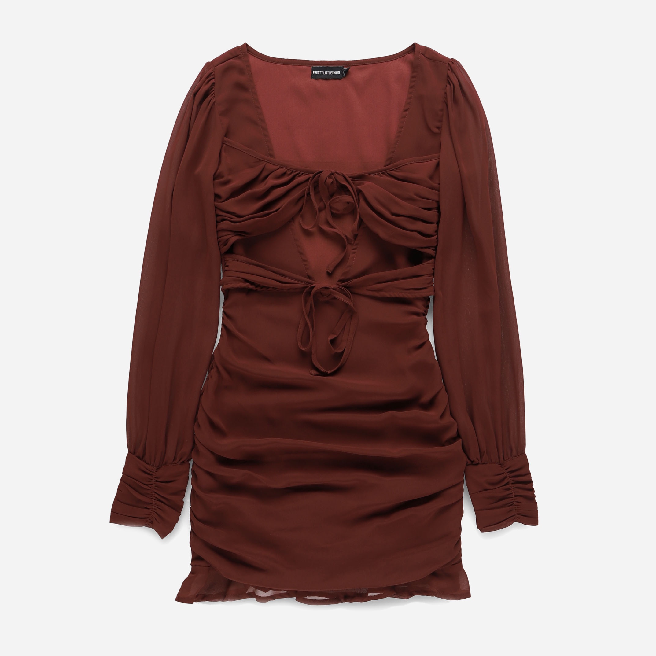 Сукня коротка осіння жіноча Pretty Little Thing GD-00187236 4 Бордова від Rozetka на платформі USKIDKA Акція на Сукня коротка осіння жіноча Pretty Little Thing GD-00187236 4 Бордова від Rozetka