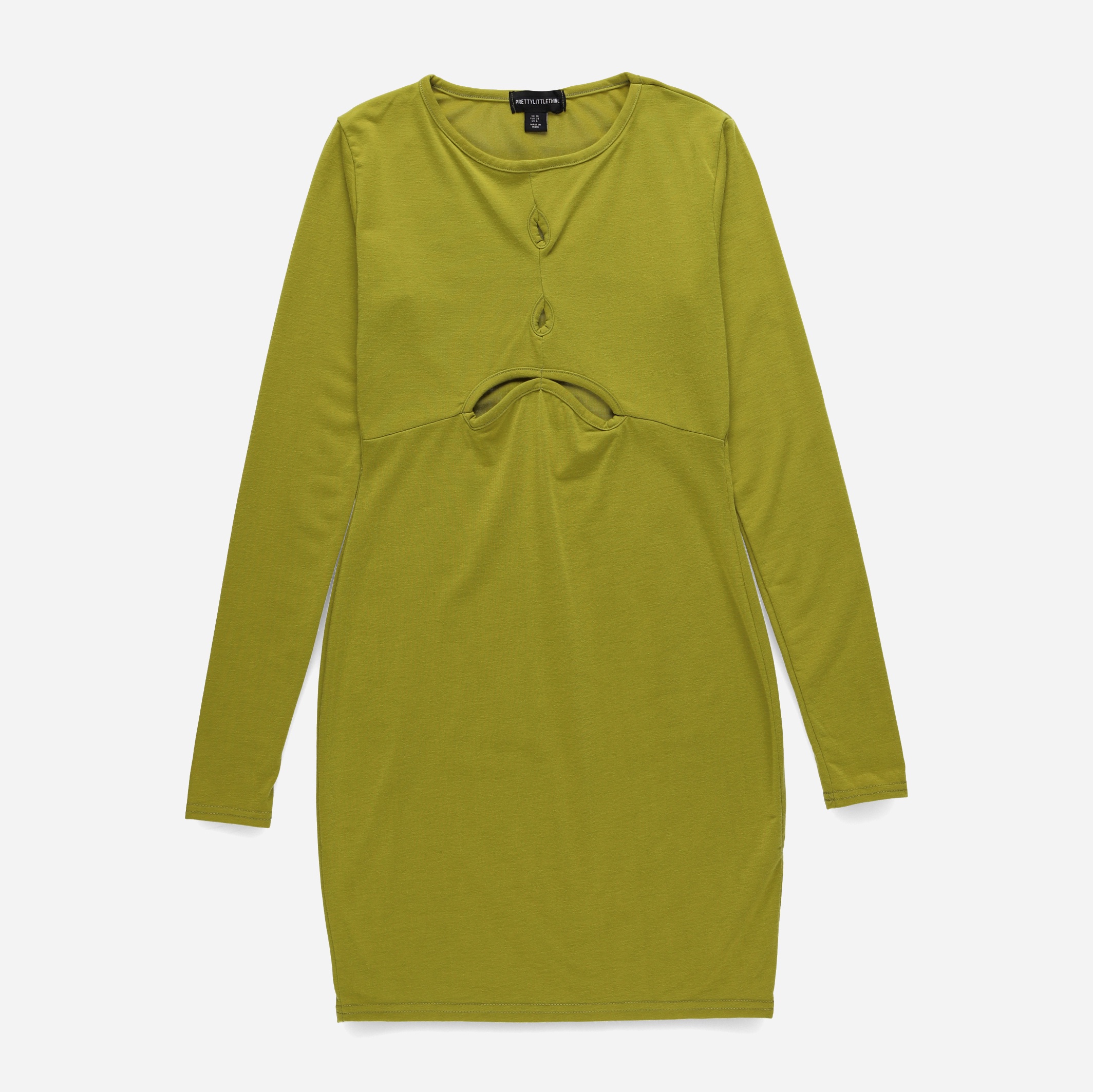 Акція на Сукня міді осіння жіноча Pretty Little Thing GD-00187772 10 Оливкова від Rozetka