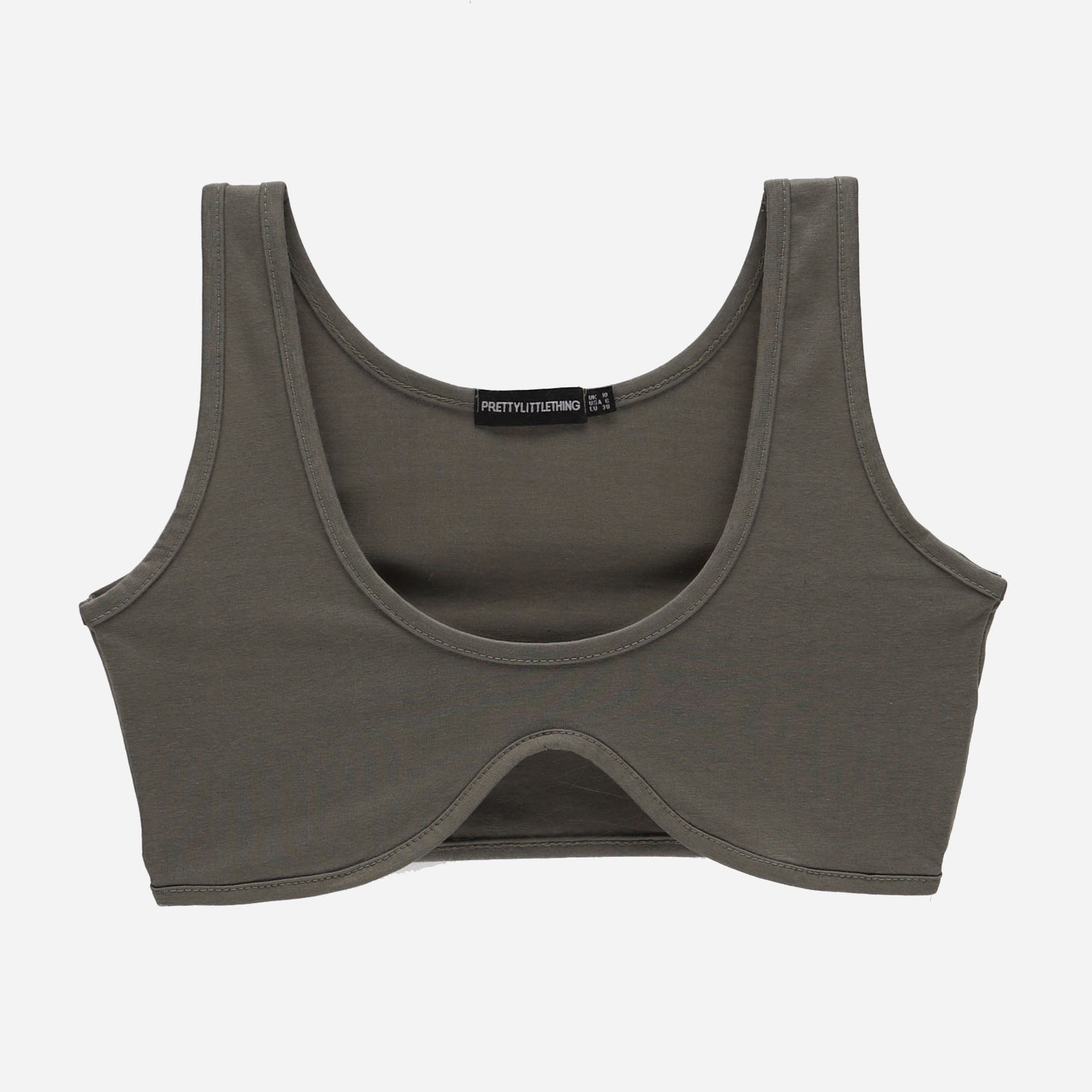 Акція на Топ жіночий Pretty Little Thing GD-00188527 10 Хакі від Rozetka