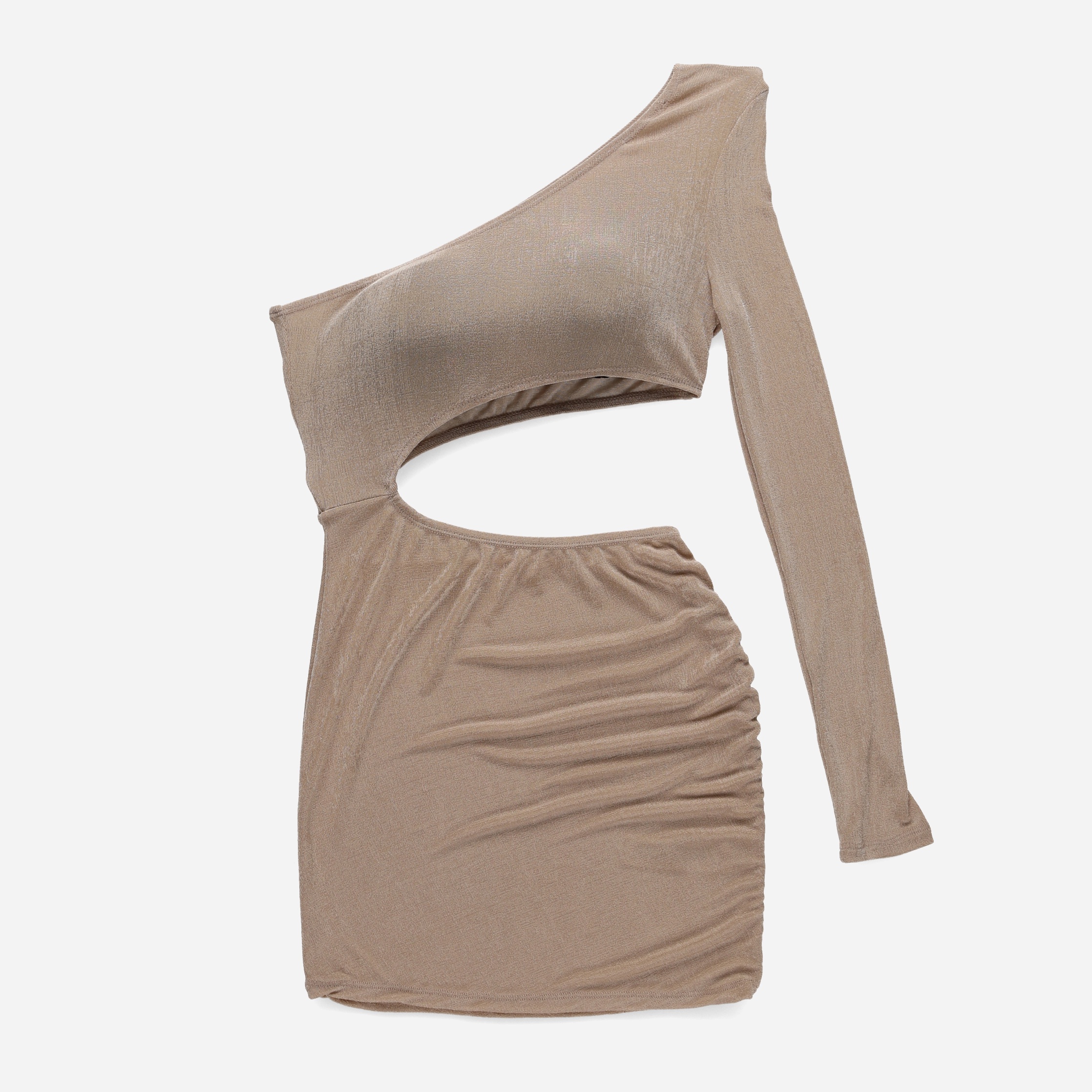 Акція на Сукня коротка літня жіноча Pretty Little Thing GD-00188004 10 Бежева від Rozetka
