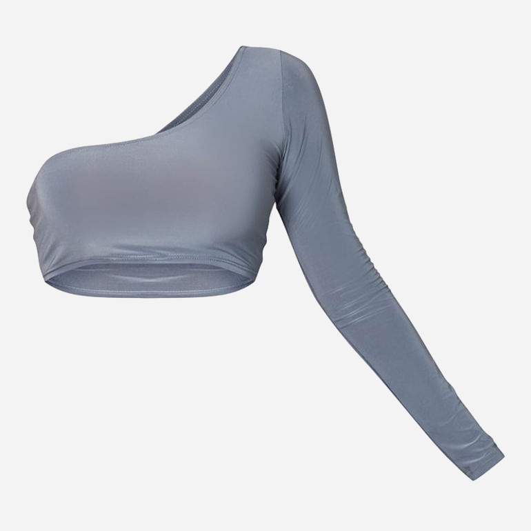 Топ жіночий Pretty Little Thing GD-00187572 14 Сірий від Rozetka на платформі USKIDKA Акція на Топ жіночий Pretty Little Thing GD-00187572 14 Сірий від Rozetka