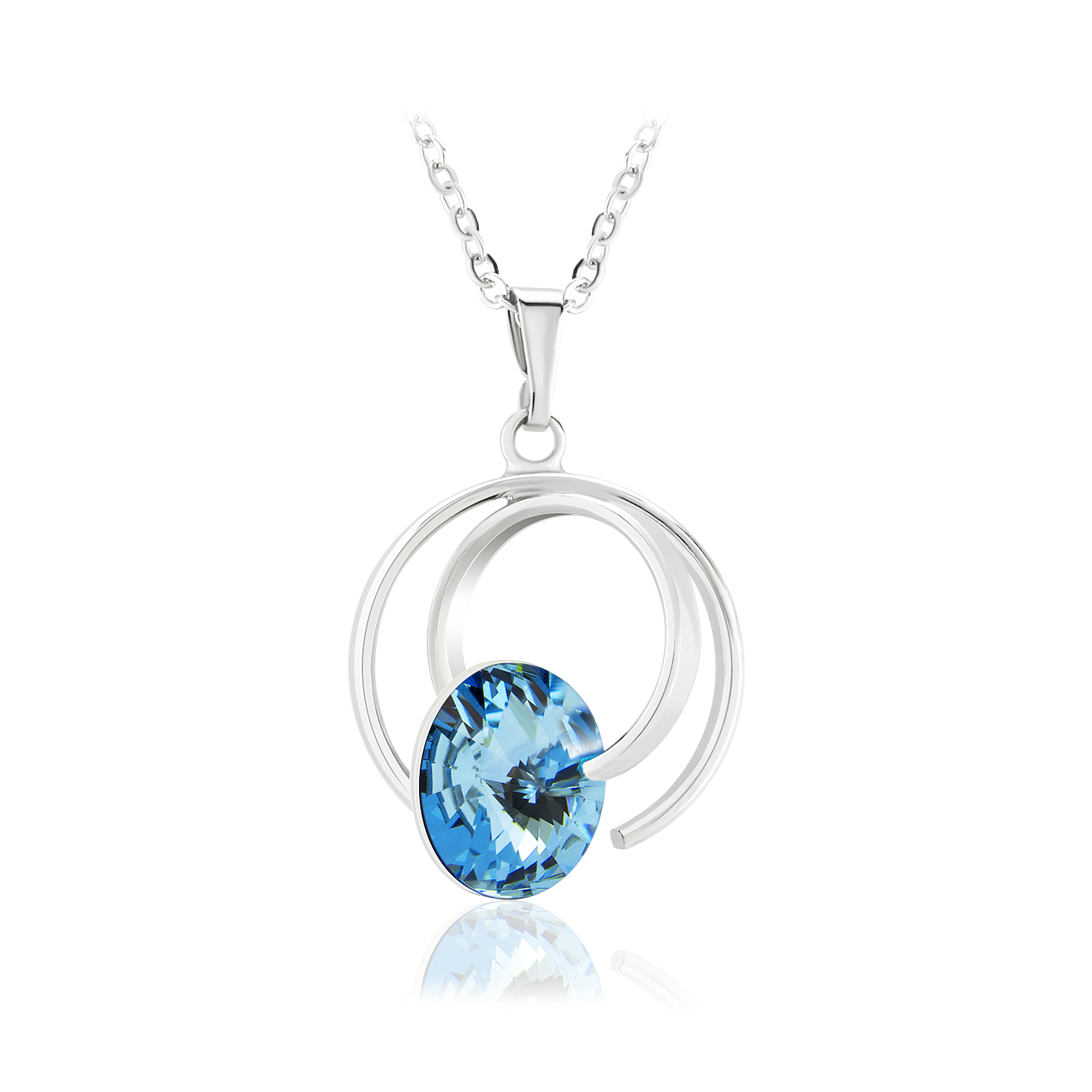 

Подвеска с цепочкой KOBI ICEDGE с кристаллом Swarovski модели 7430-6108-12-32