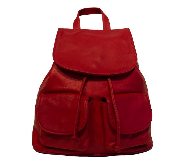 

Кожаный рюкзак Bottega Carele BC707 red