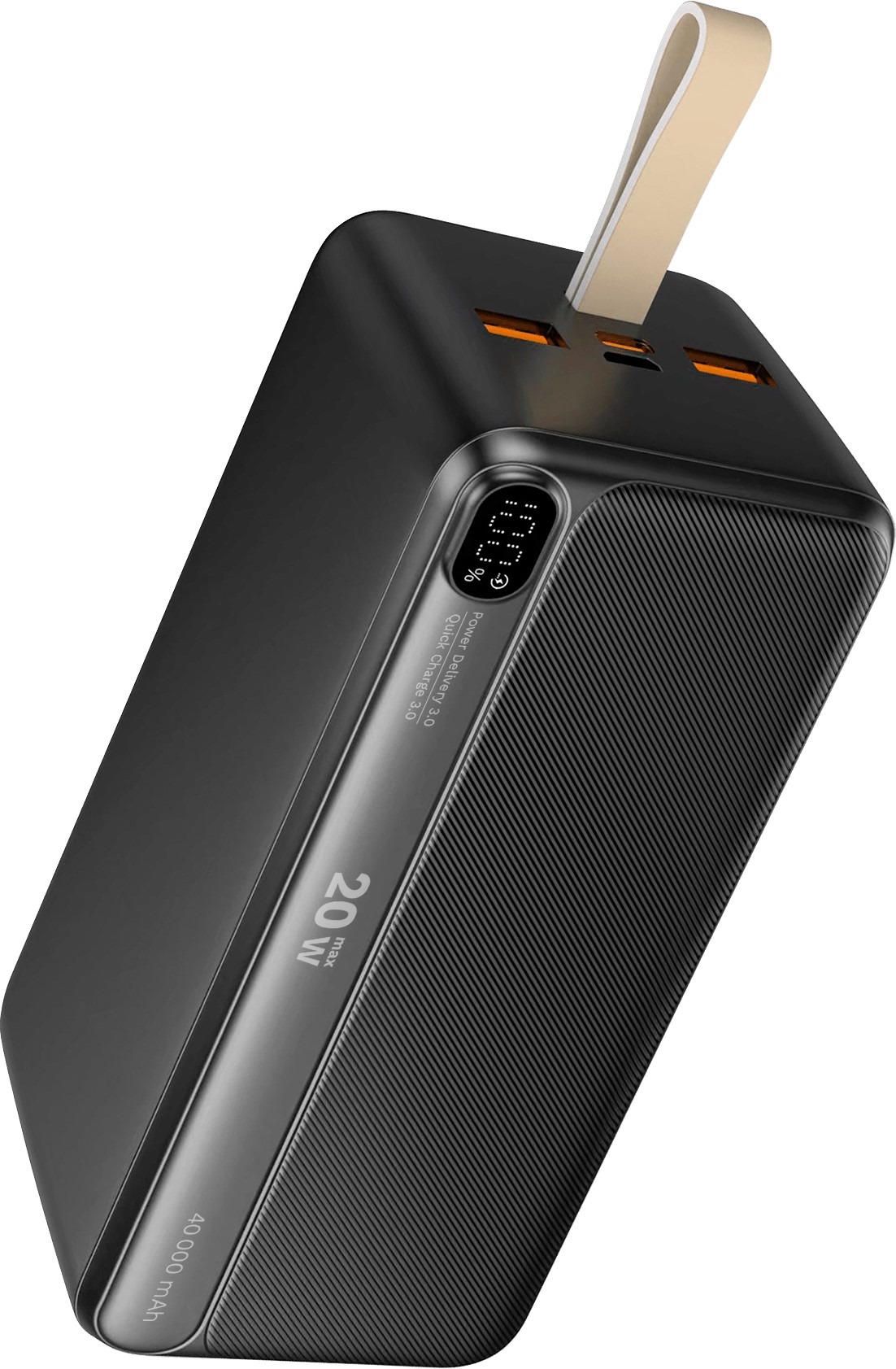 фото Зовнішній акумулятор (павербанк) Kruger&Matz KM0908 40000mAh Black