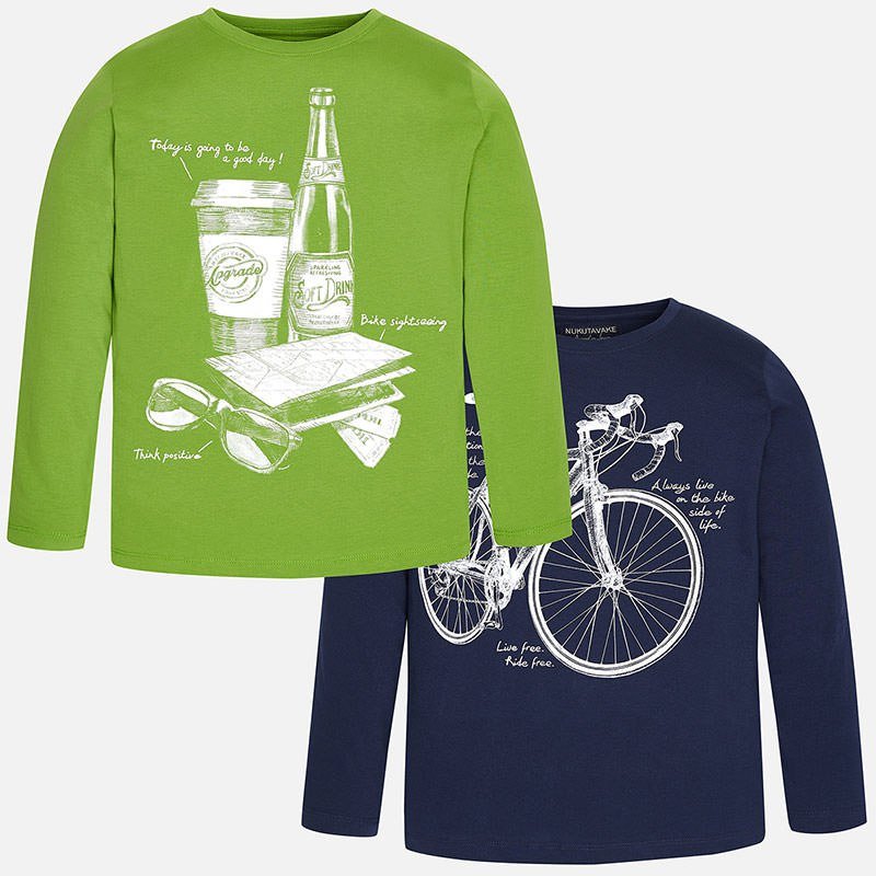 

Футболка с длинными рукавами Mayoral для мальчика 2шт 172 см(849) 3191