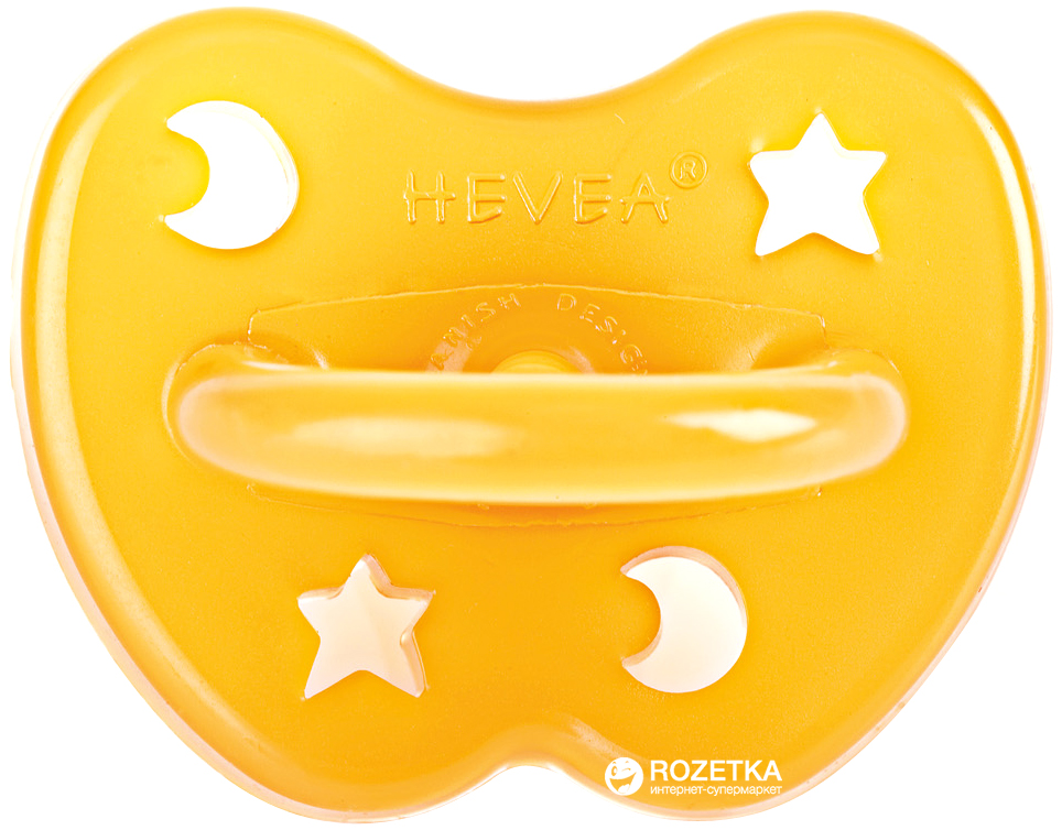 

Пустышка каучуковая Hevea Star and Moon анатомическая от 0 до 3 месяцев Оранжевая (5710087113108)