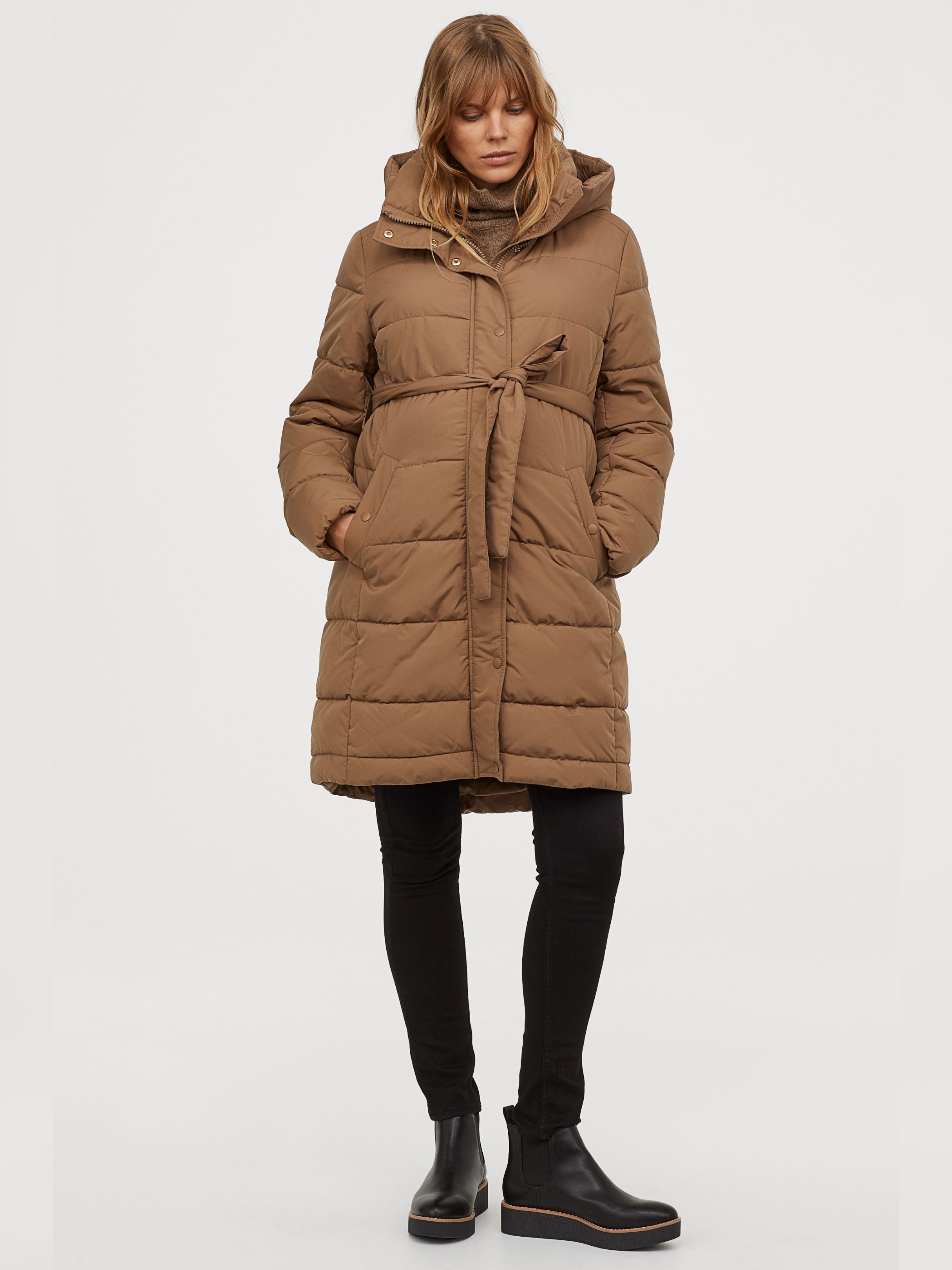 

Куртка для беременных H&M 0785456-0 XL Темно-бежевая
