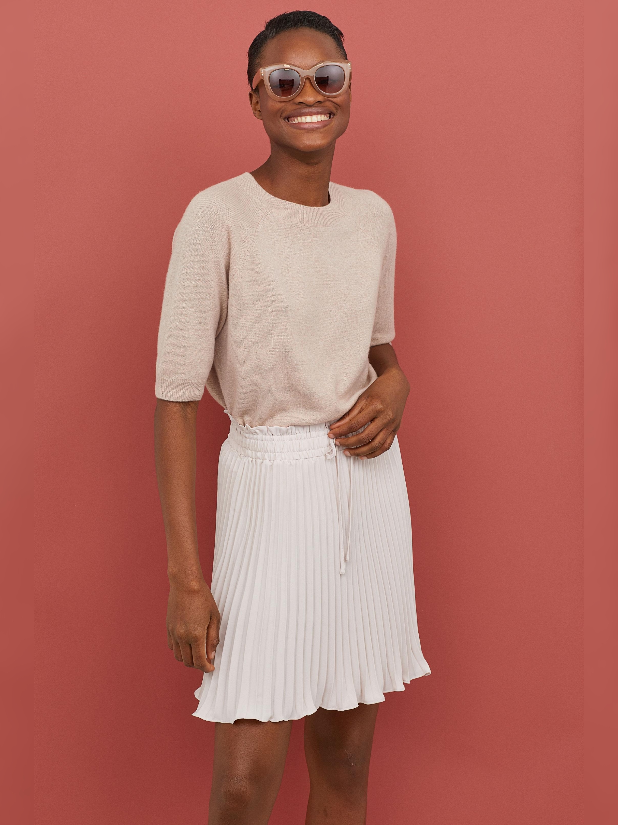 

Юбка H&M 0645754-8  Розовая, Юбка H&M 0645754-8 42 Розовая