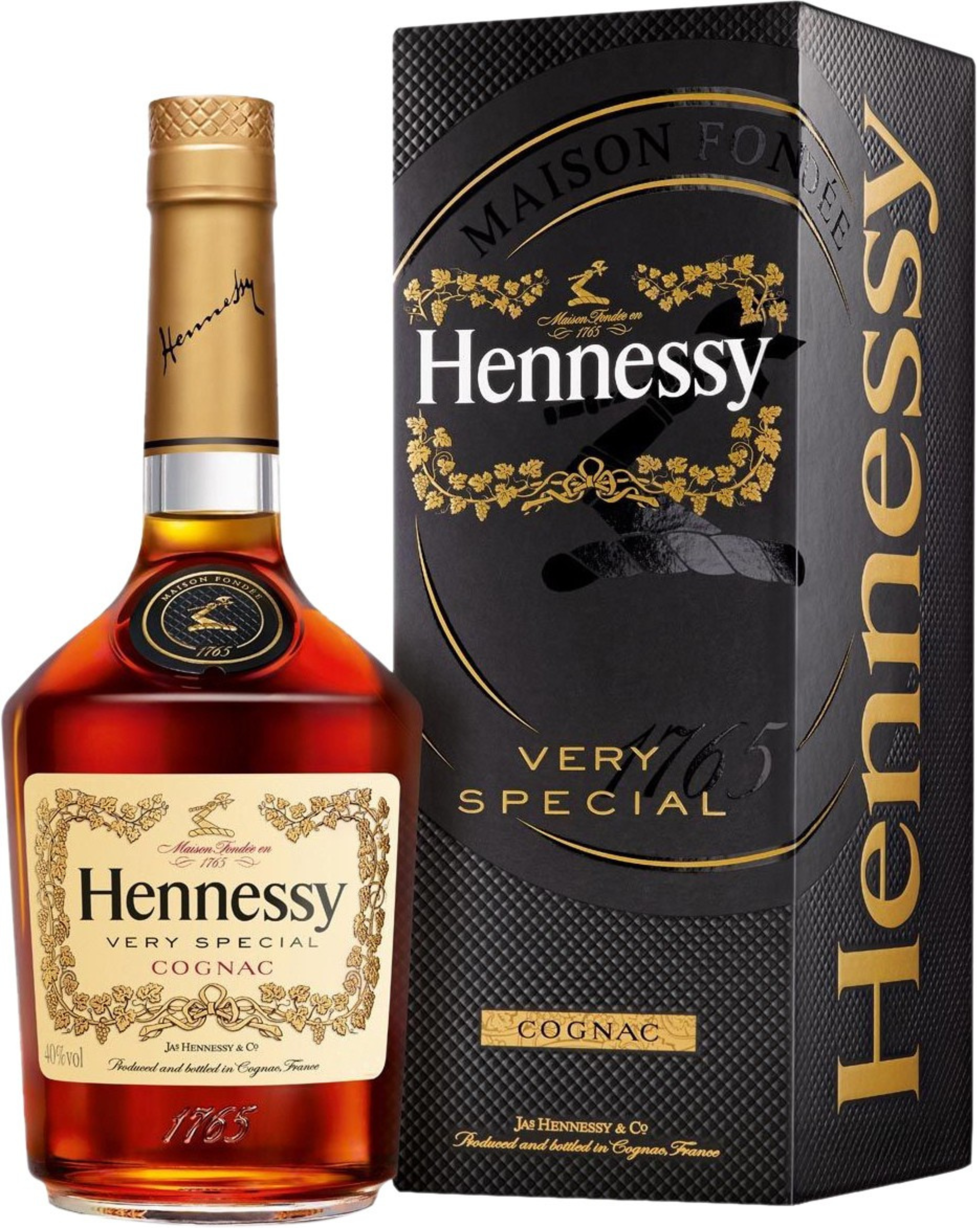 Коньяк Hennessy VS 4 года выдержки 0.5 л 40% в подарочной