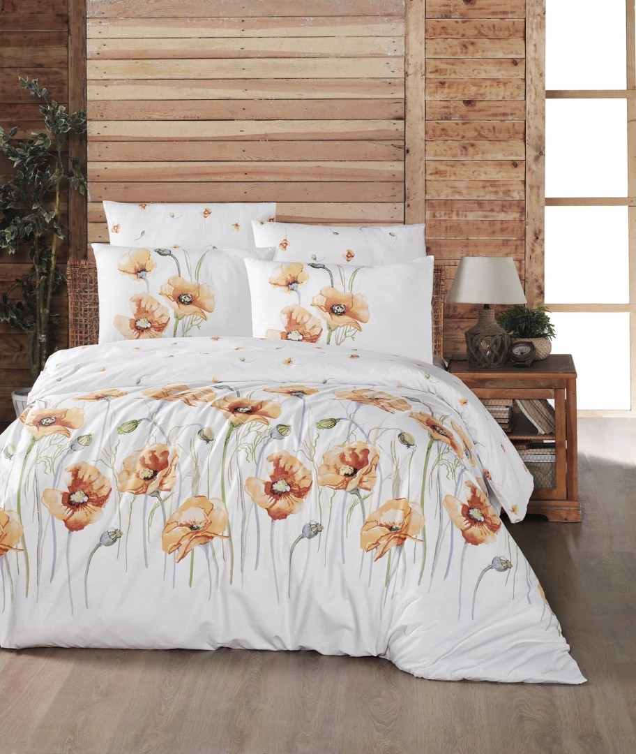 

Комплект постельного белья полуторный First Choice Ranforce Nevresim Takımı Bozca Gold 160х220 (FCS-0398)