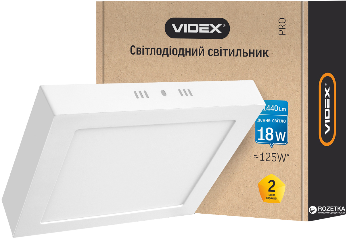 

Светильник потолочный Videx 18W 5000K 220V (VL-DLSS-185)