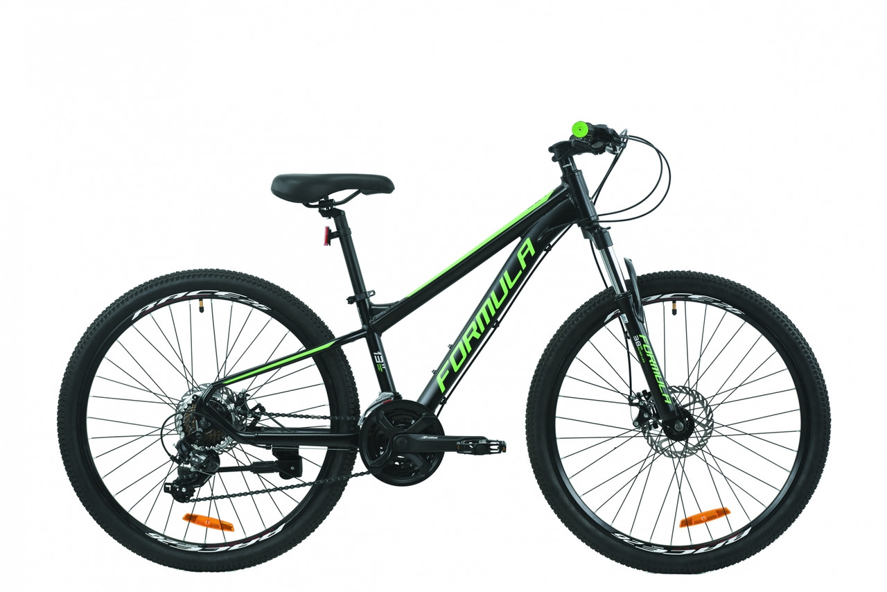 

Велосипед 26" Formula F-1 DD 13" 2020 черно-зеленый