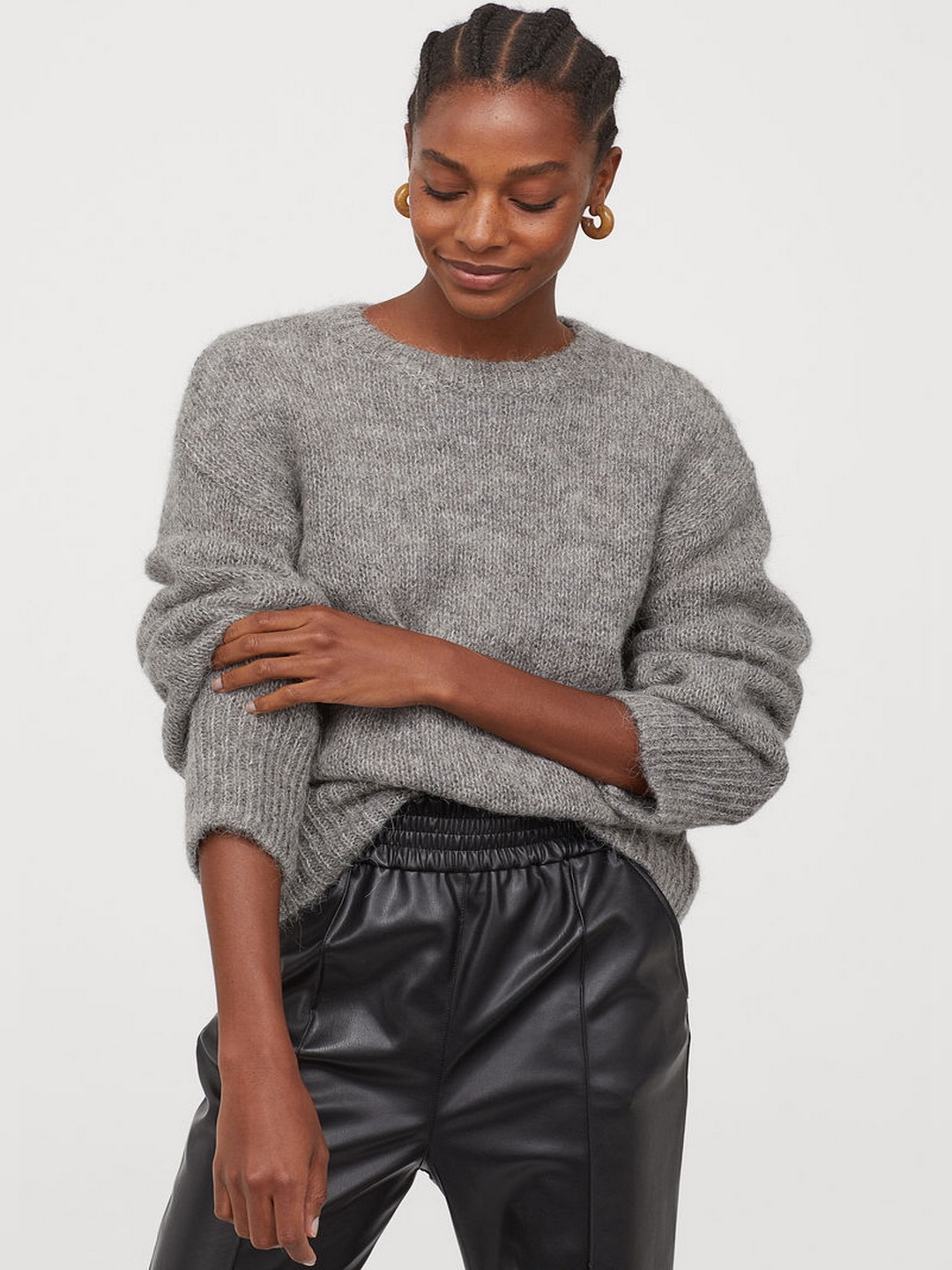 

Джемпер H&M 0777148-0 M Серый