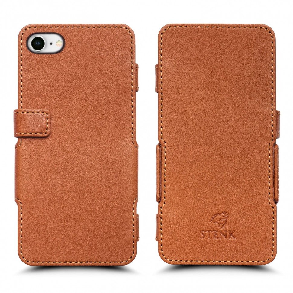 

Чехол книжка Stenk Prime для Apple iPhone 8 Camel