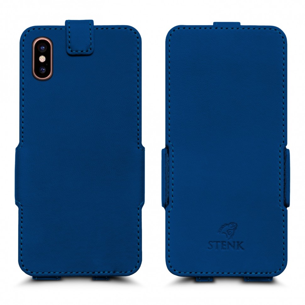 

Чехол флип Stenk Prime для Apple iPhone X / Xs Синий