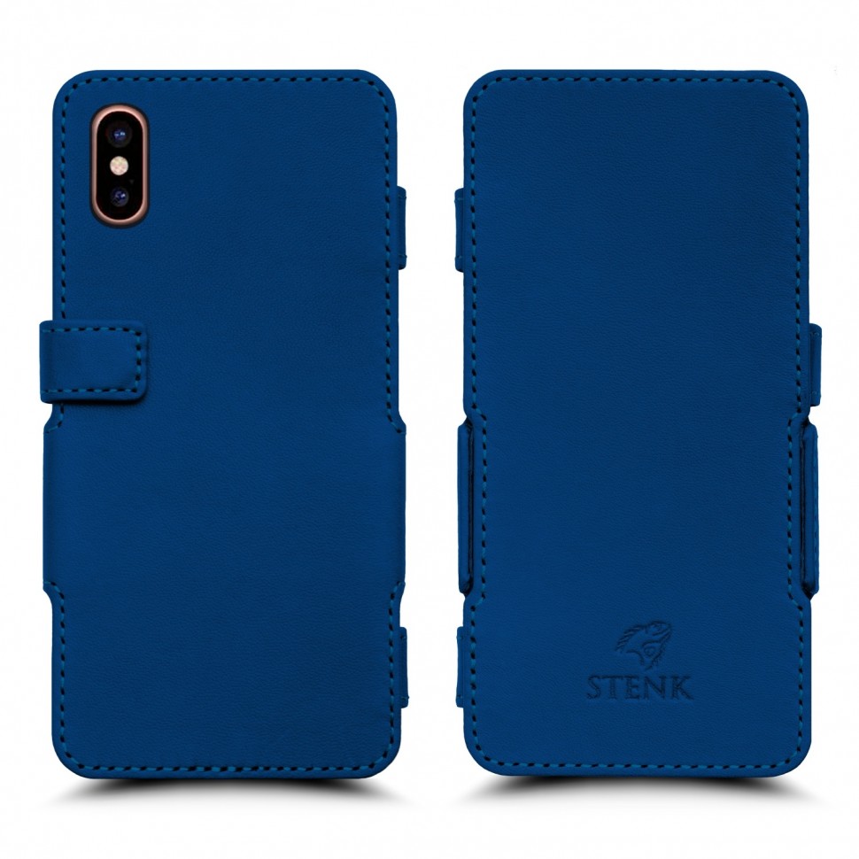 

Чехол книжка Stenk Prime для Apple iPhone X / Xs Синий
