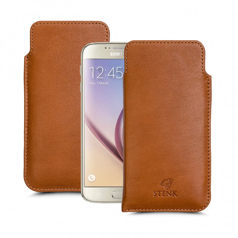 

Футляр Stenk Elegance для Samsung Galaxy S6 Edge Plus Camel