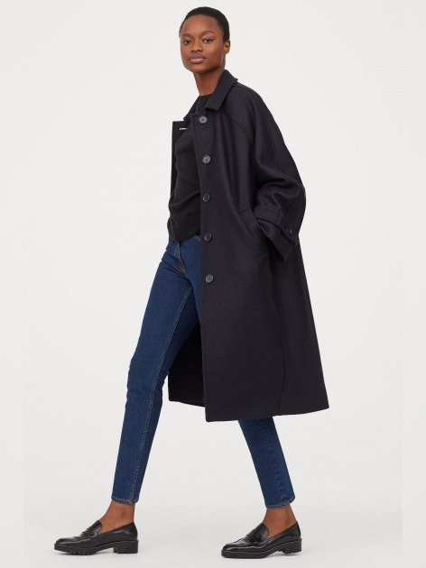 

Пальто H&M 0763322-0 XS Синее