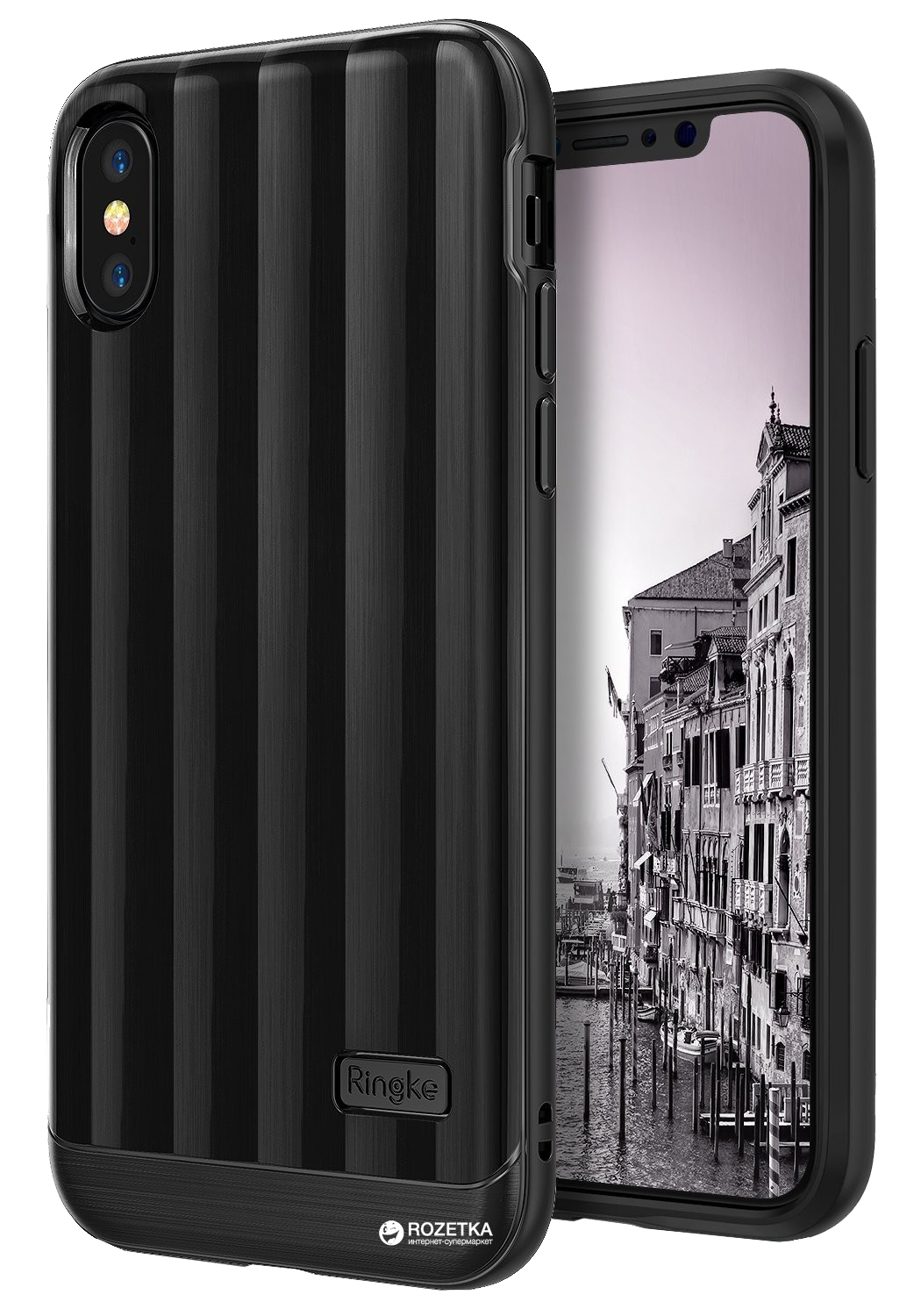 

Панель Ringke Flex S Pro для Apple iPhone X/Xs Titanium Black