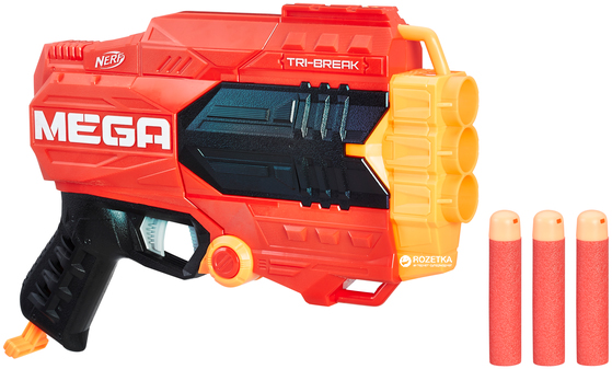 

Бластер Hasbro Nerf Мега Три-брейк (E0103) (5010993447268)