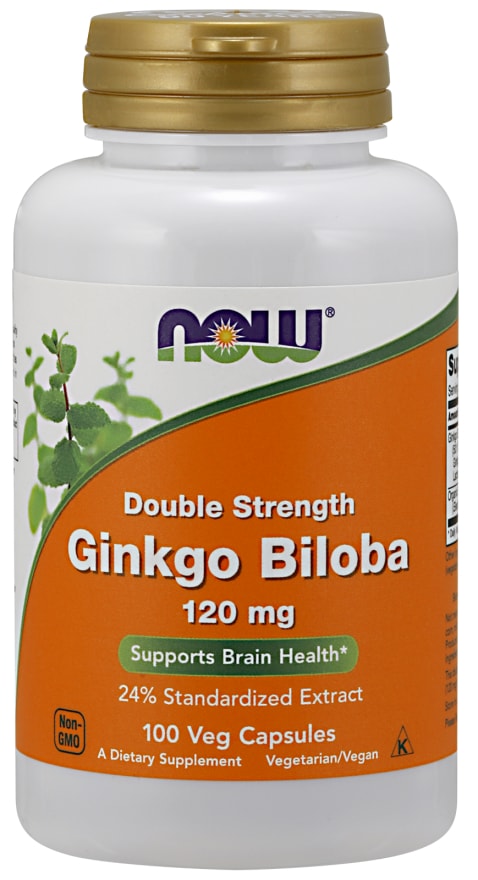

Гинкго-билоба NOW Ginkgo Biloba Double Strength 120 mg 100 капс Без вкуса (723051)