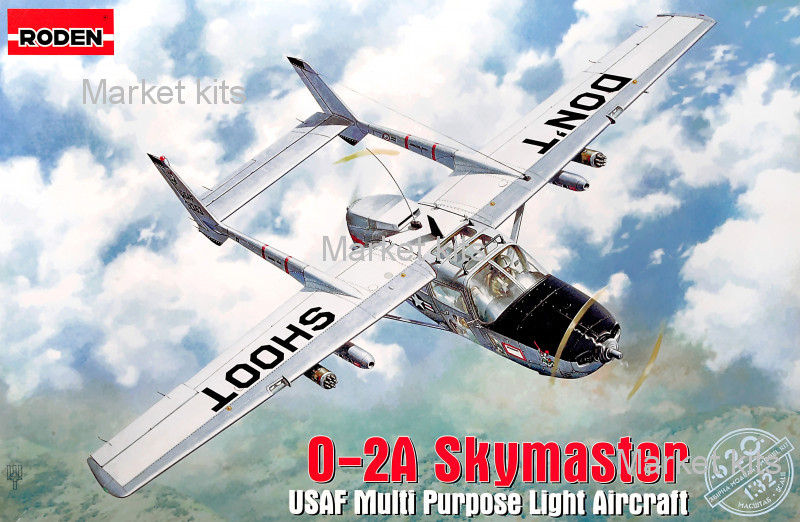 

Самолет Cessna O-2A "Skymaster" 1:32 RODEN (RN620)