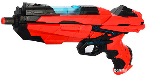 Акція на Игрушечное оружие Qunxing Toys Бластер 6-зарядный со светом (FJ833) (4812501155532) від Rozetka UA