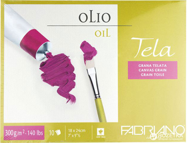 

Склейка Fabriano Tella А4 18x24 см 300 г/м2 10 листов (8001348161172)