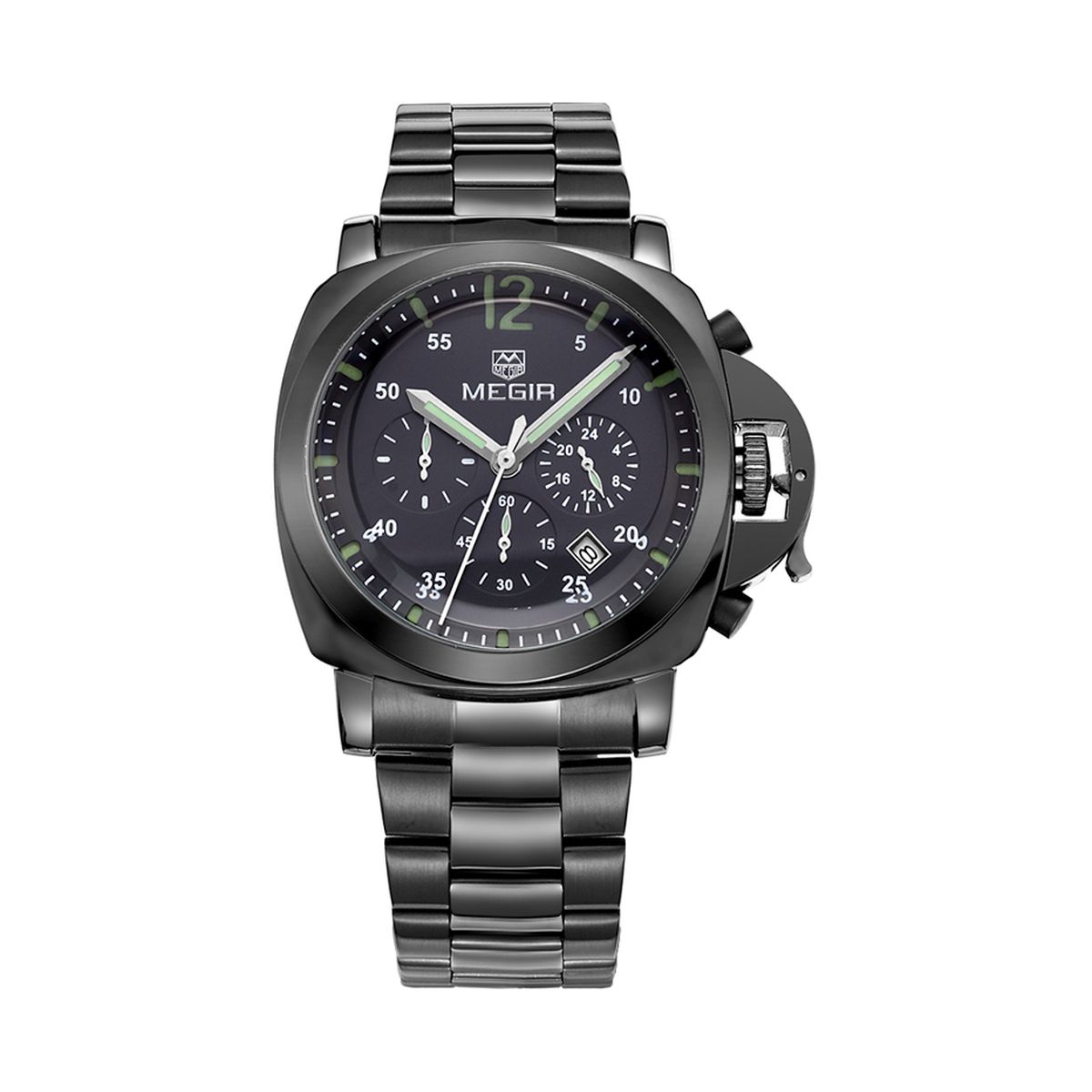 

Часы Megir Black MG3006 SS (MS3006G-BK-1)