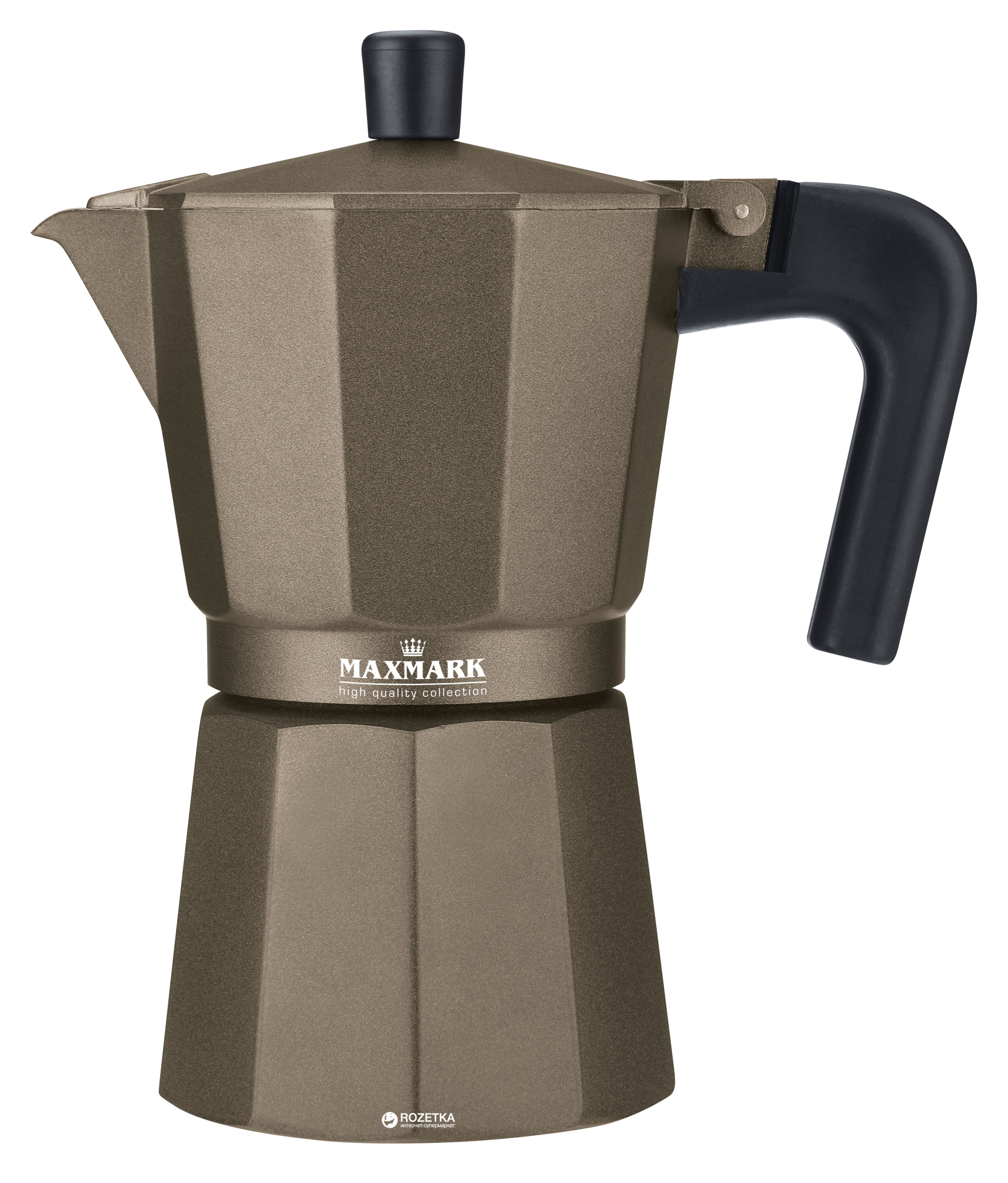 

Гейзерная кофеварка Maxmark 300 мл (MK-106BR)