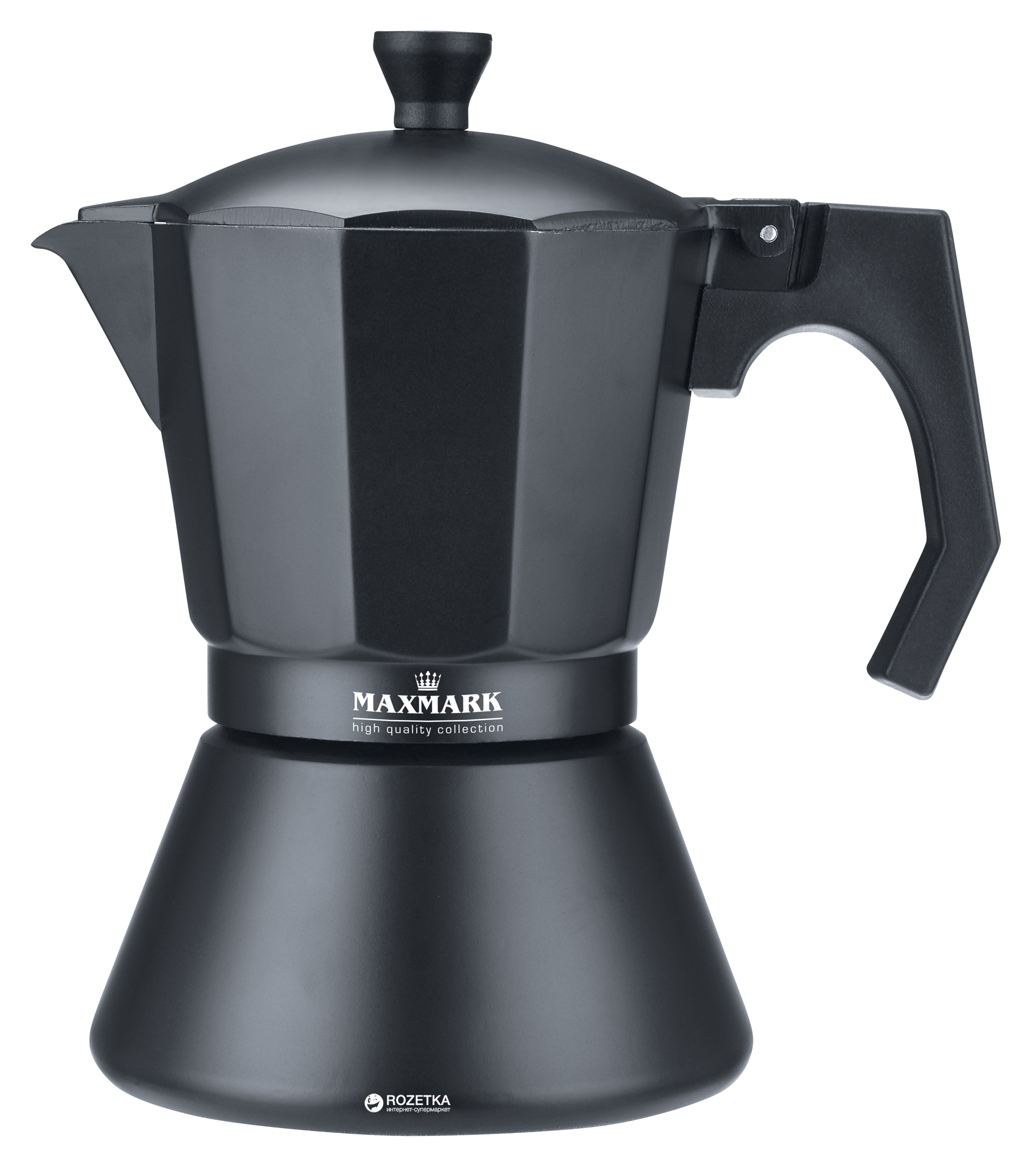 

Гейзерная кофеварка Maxmark 300 мл (MK-106BL)