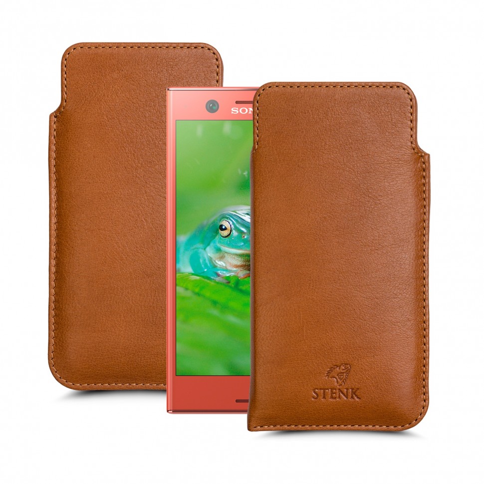 

Футляр Stenk Elegance для Sony Xperia XZ1 Compact Camel