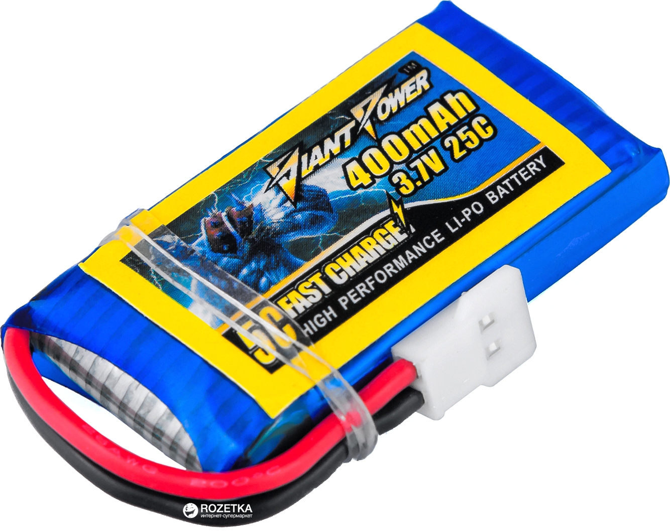 

Аккумулятор Giant Power Li-Pol 400 mAh 3.7V 1S 25C 8x20x38мм для Walkera/Hubsan (2711514558878)
