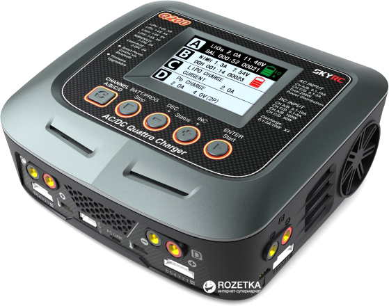 

Зарядное устройство SkyRC Q200 10A 200W/300W с/БП универсальное (6930460003508)