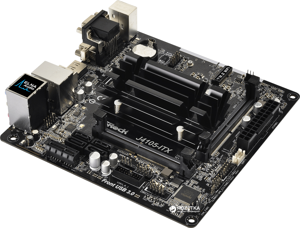 Материнская плата ASRock J4105-ITX (Intel Celeron J4105, SoC, PCI-Ex1) –  фото, отзывы, характеристики в интернет-магазине ROZETKA | Купить в  Украине: Киеве, Харькове, Днепре, Одессе, Запорожье, Львове